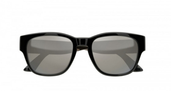 Puma PU0039SA Sunglasses, BLACK with GREY temples and SILVER lenses