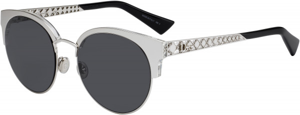 Christian Dior Dioramamini Sunglasses, 0010 Palladium