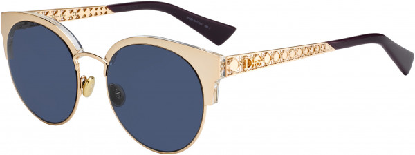 Christian Dior Dioramamini Sunglasses, 0DDB Gold Copper