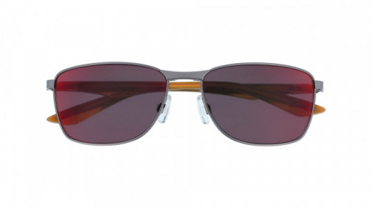 Puma PU0061S Sunglasses, RUTHENIUM with GREY temples and RED lenses