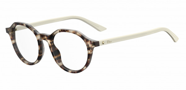 Christian Dior Montaigne 38 Eyeglasses, 0C9K Havana White