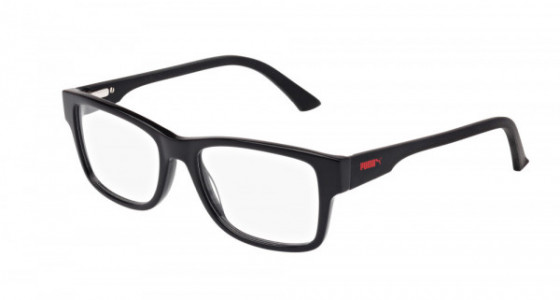 Puma PU0031O Eyeglasses, 001 - BLACK
