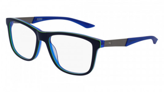 Puma PU0075O Eyeglasses, 001 - BLUE