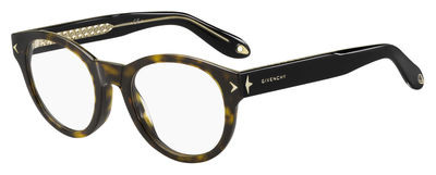 Givenchy Gv 0037/F Eyeglasses, 09WZ(00) Havana Black Crystal