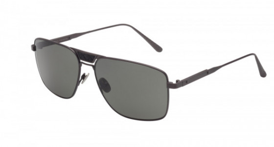 Bottega Veneta BV0052S Sunglasses, RUTHENIUM with GREY polarized lenses