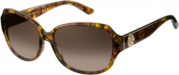 Juicy Couture JU 591/S Sunglasses, 0YL3 Brown Crystal