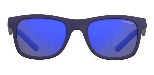 Polaroid Core PLD 8020/S Sunglasses, 0CIW RUBBER BLUE