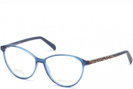 Emilio Pucci EP5047 Eyeglasses, 090 - Shiny Blue