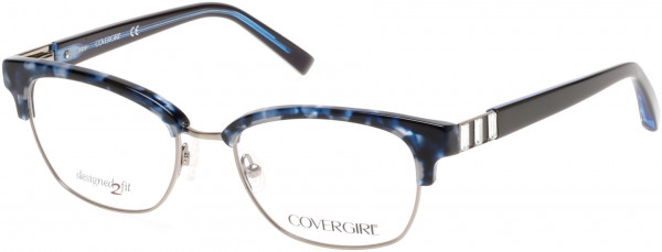 CoverGirl CG0462 Eyeglasses, 092 - Blue/other