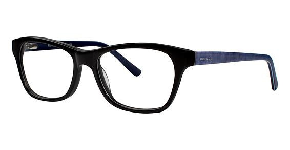 Romeo Gigli RG77027 Eyeglasses, Black/Blue Denim