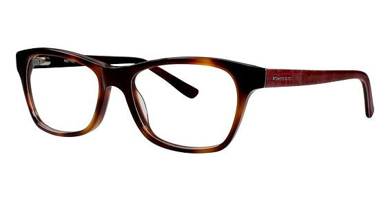 Romeo Gigli RG77027 Eyeglasses, Tortoise/Burgundy Denim
