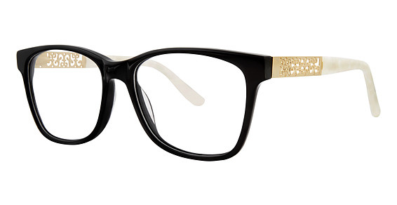 Avalon 8075 Eyeglasses, Black/White