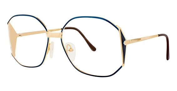 Elan 151 Eyeglasses, Blue/Gold