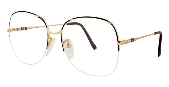 Elan 42 Eyeglasses, Brown/Gold