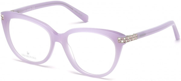 Swarovski SK5230 Eyeglasses, 078 - Shiny Lilac