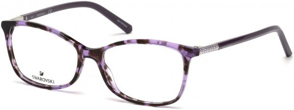 Swarovski SK5239 Eyeglasses, 055 - Coloured Havana