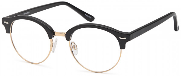 Di Caprio DC324 Eyeglasses, Black/Gold