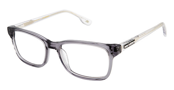 New Balance NBK 128 Eyeglasses, 5 Grey Crystal