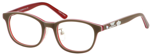 Hello Kitty HK 285 Eyeglasses, 2-BROWN