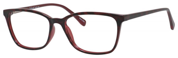 Enhance EN4012 Eyeglasses, Burgundy/Amber