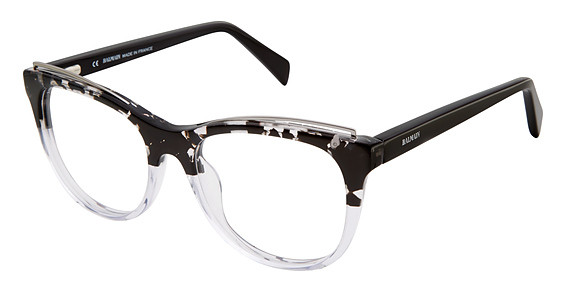 Balmain 1080 Eyeglasses, C02 Black/Crystal
