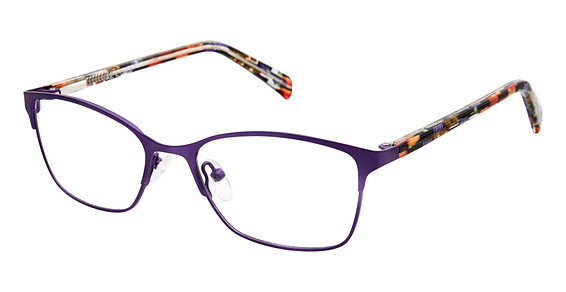 Nicole Miller Liana Eyeglasses, C02 Purple / Mosaic