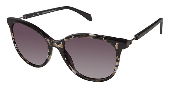 Balmain 2102 Sunglasses, C03 Black Tortiose (Gradient Grey)