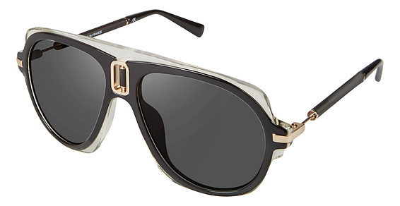 Balmain 8093 Sunglasses, C01 Black Crystal (Grey)