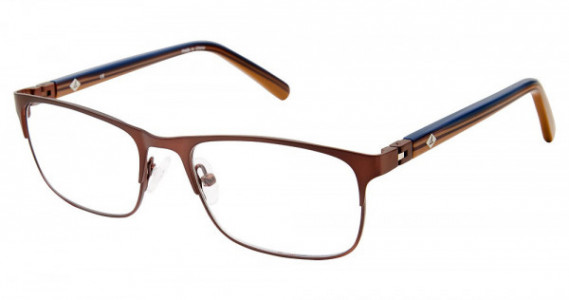 Sperry Top-Sider CUNNINGHAM Eyeglasses, C02 Matte Brown