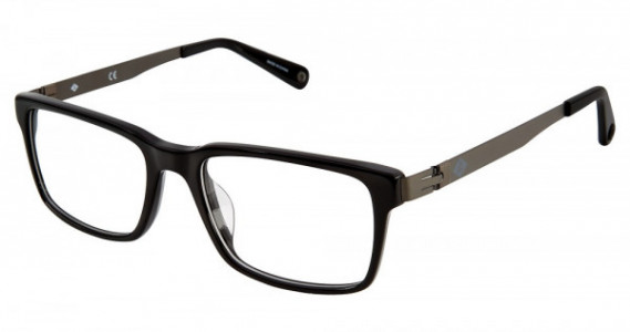 Sperry Top-Sider POPHAM Eyeglasses, C01 Blk/ Drk Gunmtl