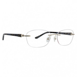 Totally Rimless TR 257 Solitaire Eyeglasses, Light Gold