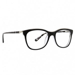 XOXO Provence Eyeglasses, Black/White