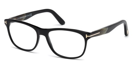 Tom Ford FT5431 Eyeglasses, 001 - Shiny Black