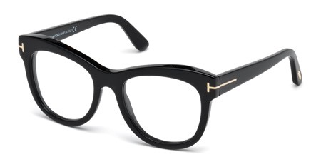 Tom Ford FT5463 Eyeglasses, 001 - Shiny Black