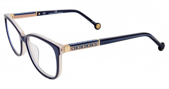 Carolina Herrera VHE734K Eyeglasses, Blue 09Mf