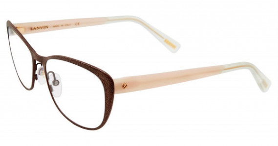 Lanvin VLN058 Eyeglasses, Brown 0Mcm