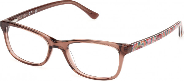 Candie's Eyes CA0504 Eyeglasses, 047 - Shiny Light Brown / Light Brown/Texture