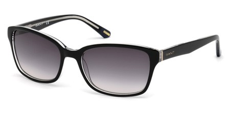 Gant GA8055 Sunglasses, 03B - Black/crystal  / Gradient Smoke