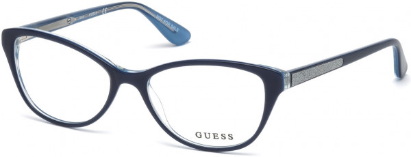 Guess GU2634 Eyeglasses, 090 - Shiny Blue