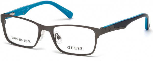 Guess GU9173 Eyeglasses, 009 - Matte Gunmetal