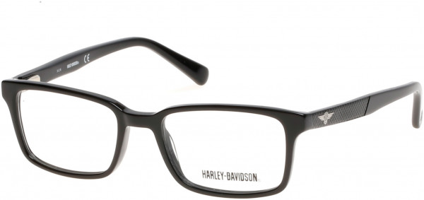 Harley-Davidson HD0127T Eyeglasses, 001 - Shiny Black