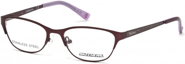 Skechers SE1624 Eyeglasses, 070 - Matte Bordeaux