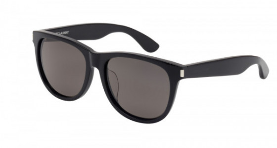 Saint Laurent SL 101/F Sunglasses, BLACK with GREY lenses