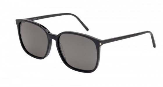 Saint Laurent SL 37 Sunglasses, BLACK with GREY lenses