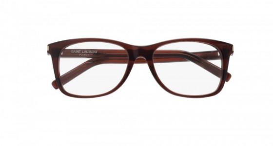 Saint Laurent SL 90/F Eyeglasses, BROWN