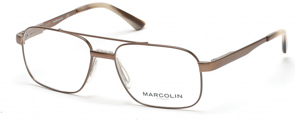 Marcolin MA3005 Eyeglasses, 049 - Matte Dark Brown