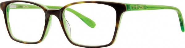 Lilly Pulitzer Girls Brit Eyeglasses, Tortoise Lime