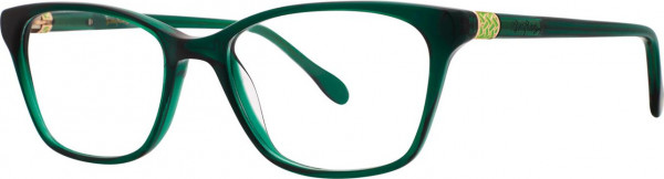 Lilly Pulitzer Lindley Eyeglasses, Green Marble