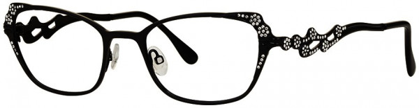 Caviar Caviar 1779 Eyeglasses, (24) Black w/ Clear Crystals