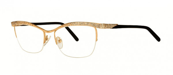 Caviar Caviar 4402 Eyeglasses, (21) Gold w/ Clear Crystals